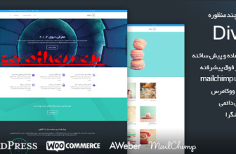 قالب وردپرس شرکتی Divi